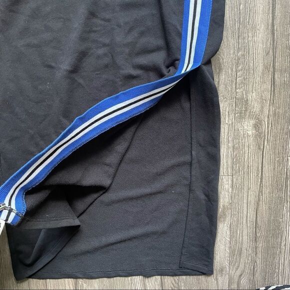 ZARA Athletic Stripe Side Slit Maxi Skirt - Picture 8 of 12